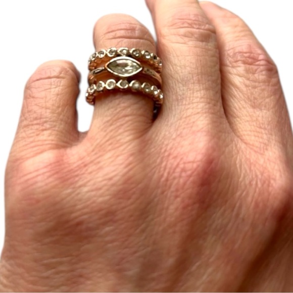 Rachel Zoe | Love AJ Rose Gold Statement Ring - Picture 4 of 12